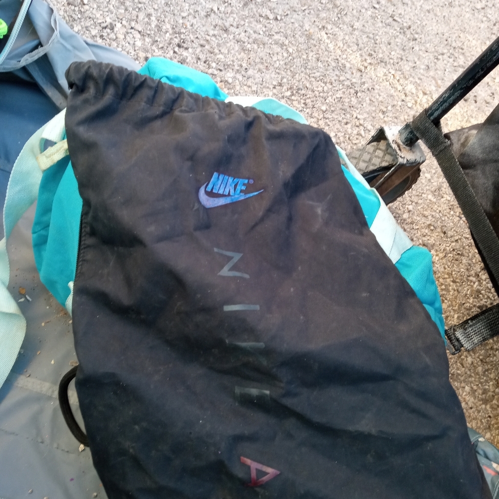 Nike string backpack an Adidas crossbody